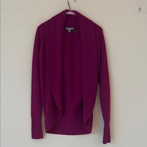 Neiman Marcus cashmere open cardigan